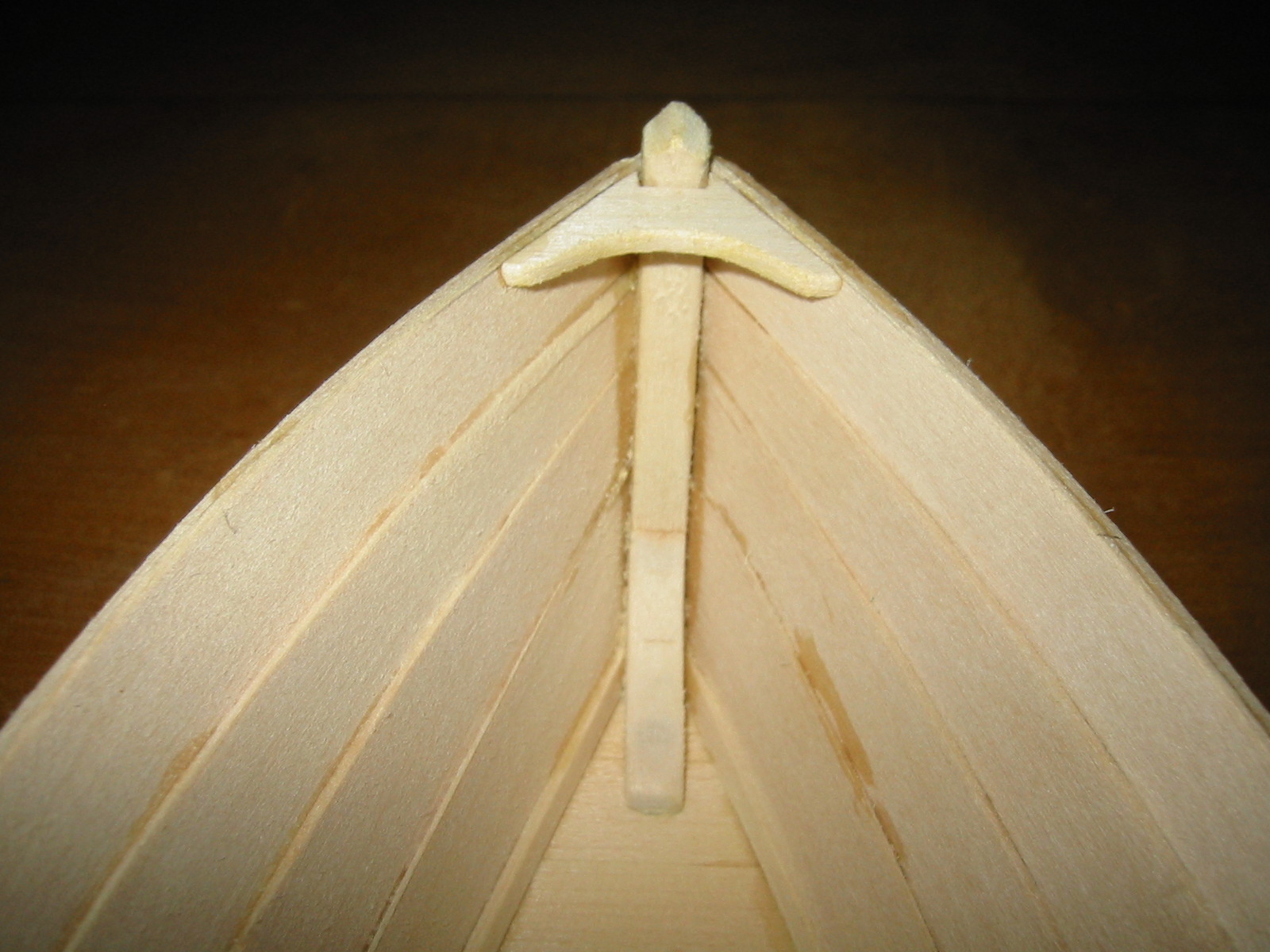 Atkin skiff sprite stem and breasthook