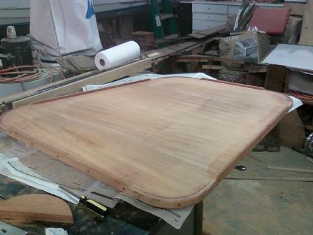 Mahogany fiddle rails