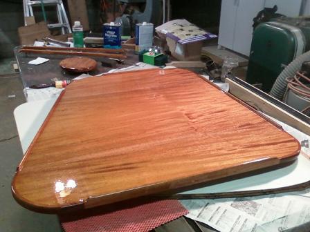 Final coat of varnish